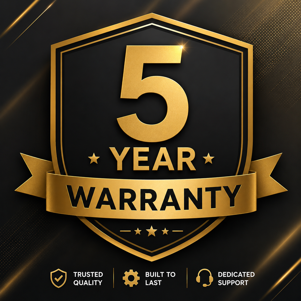 5 Year Warranty