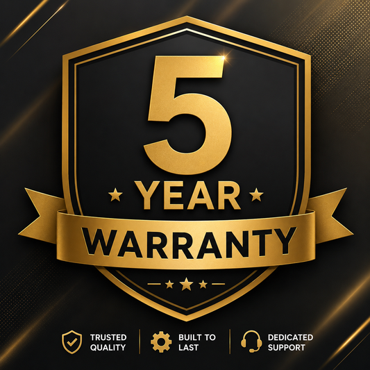 5 Year Warranty