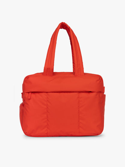 CALPAK Luka Duffel in red Tomato; DSM1901-TOMATO