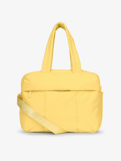 CALPAK Luka Duffel bag in butter; DSM1901-BUTTER