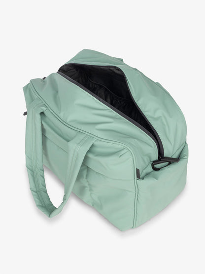 CALPAK Luka puffy Duffel Bag for women in sage; DSM1901-SAGE