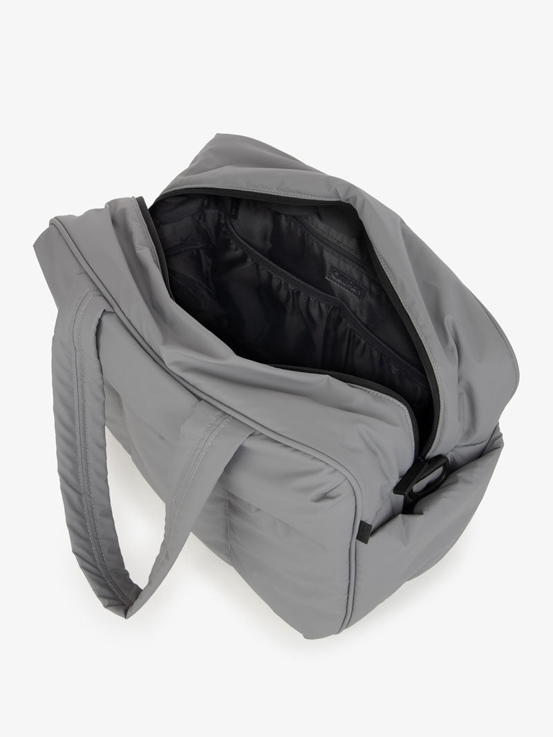 iron grey CALPAK Luka duffel bag; DSM1901-IRON